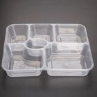 جعبه ناهار پلاستیکی یک محفظه یکبار مصرف مواد غذایی