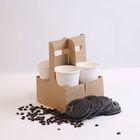سازگار با محیط زیست - دارنده یکبار مصرف جام قهوه یکبار مصرف قهوه Kraft Kraft Kraft
