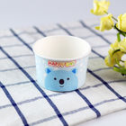 لوگوی سفارشی فنجان کاغذی بستنی FDA ظرف کاغذی بستنی برای رستوران ها