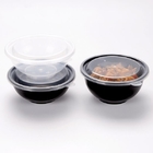 ظروف بیرون انداز یکبار مصرف مشکی 48 اونس ظروف غذای پلاستیکی باز آسان