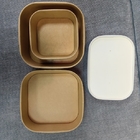 ظروف یکبار مصرف سفارشی جعبه های بسته بندی ناهار را برای ظرف جعبه بسته بندی کاغذی درجه فست فود می برد