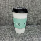 آستین فنجان کاغذی قهوه تبلیغاتی با آرم دستگیره مقاوم در برابر حرارت