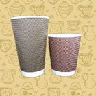 لوگوی چاپ شده فنجان قهوه کاغذ یکبار مصرف کاغذ یکبار مصرف چاپ فلکسو قابل بازیافت