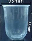 فنجان های پلاستیکی تخریب پذیر چای شیر ، جام های پلاستیکی قابل جمع آوری قابل بازیافت
