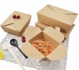 کاغذ طراحی سفارشی جعبه آماده سازی جعبه چاپ قابل بازیافت Kraft Paperfolding جعبه مواد غذایی