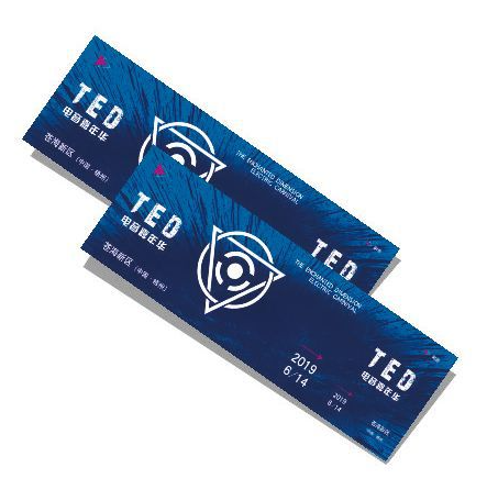 Custom Fan-Fold / Z-Fold Ticket Paper with Hologram & Hot Stamped Design, Offset Printed Security Vouchers, Perforated Coupons, Promotional Ticket Vouchers