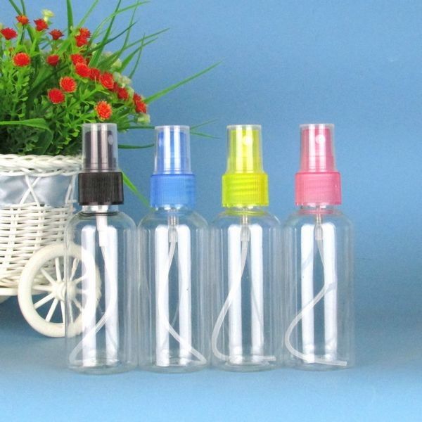 بطری های اسپری کوچک پلاستیکی مخصوص حیوان خانگی ، بطری کوچک صدف کوچک 30ml 60ml 100ml ژل الکل تمیز کننده