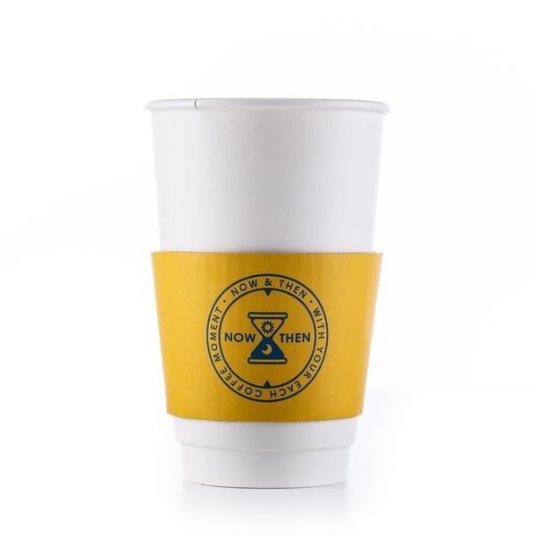 8oz / 12oz / 16oz لیوان تک کاغذ دیواری ، جام قهوه کاغذی یکبار مصرف با درب و آستین
